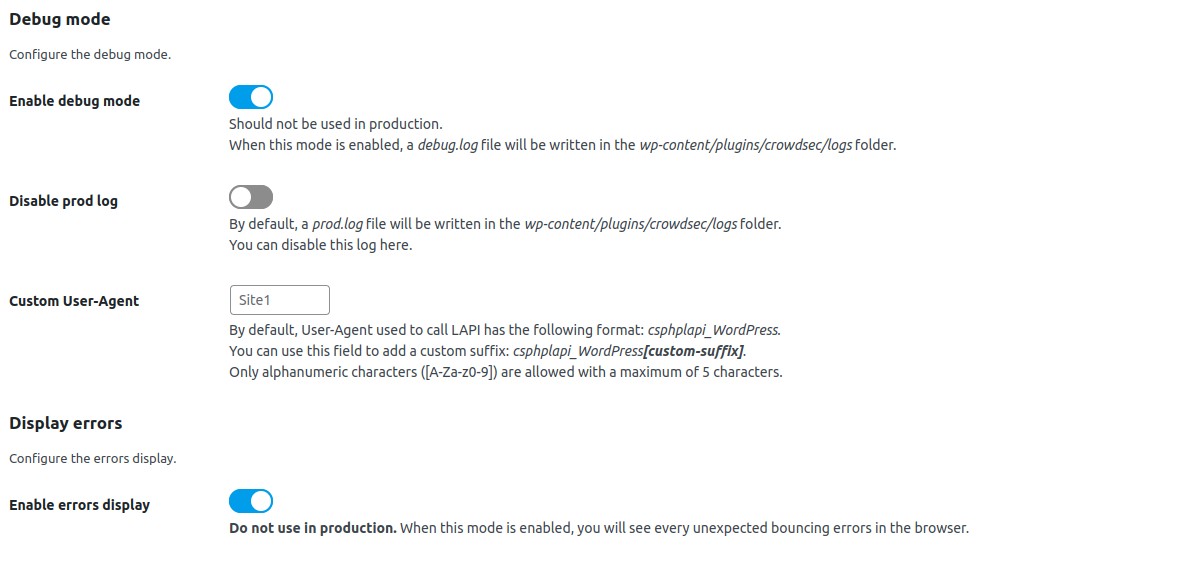 Debug Debug